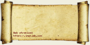 Dina Vesković vizit kartica